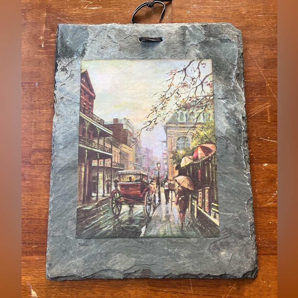 Vintage Slate Wall Art (set of 3)